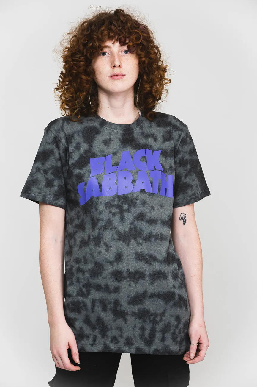 Black Sabbath Classic Band Logo Dip Dye T Shirt sold by Paradiso Clothing