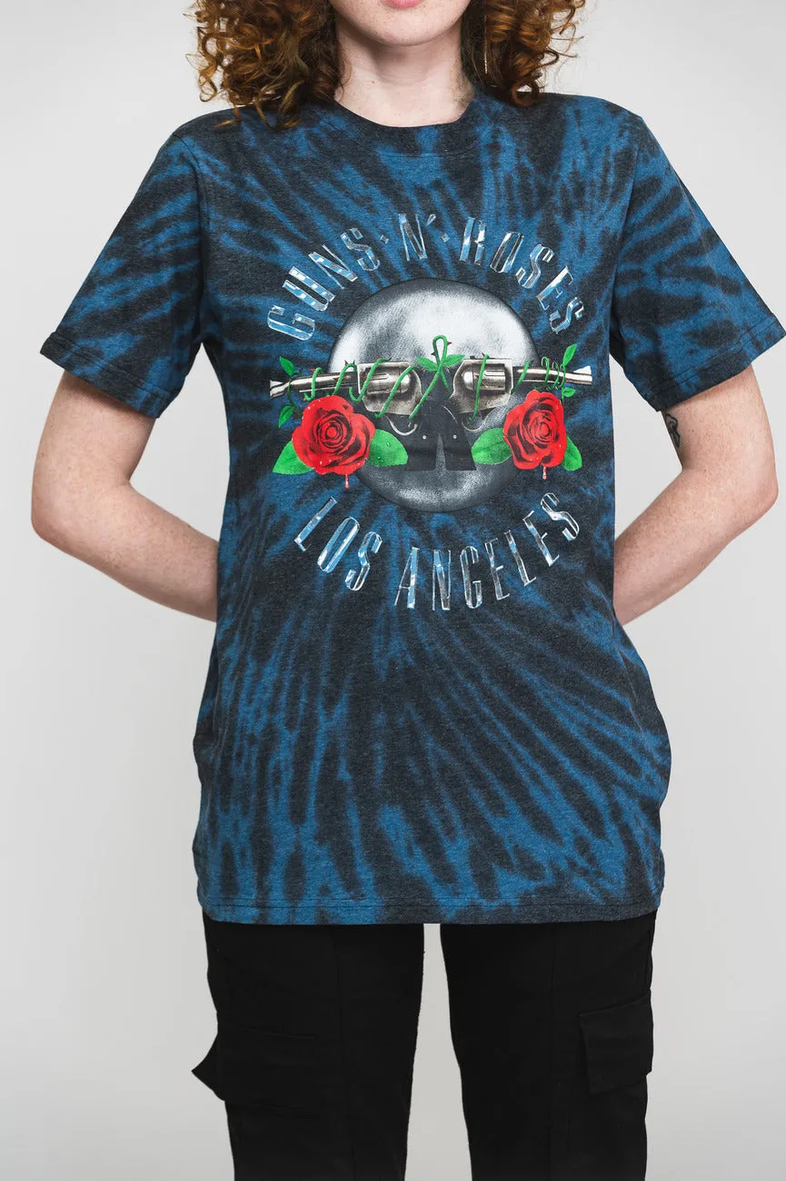 Guns N Roses Los Angeles Dip Dye T Shirt sold by Paradiso Clothing product image thumbnail 3