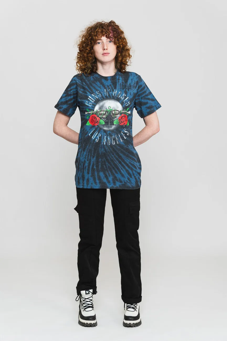 Guns N Roses Los Angeles Dip Dye T Shirt sold by Paradiso Clothing product image thumbnail 2