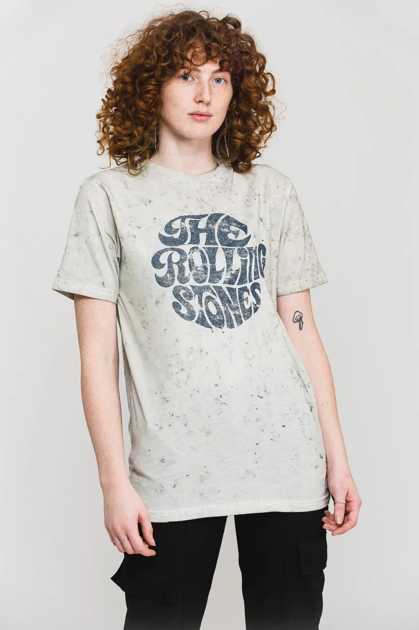 The Rolling Stones 70's Logo Dip Dye T Shirt sold by Paradiso Clothing