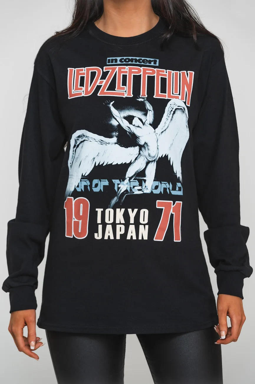 Led Zeppelin Japanese Icarus Long Sleeve sold by Paradiso Clothing product image thumbnail 3