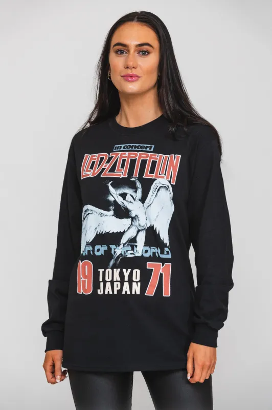 Led Zeppelin Japanese Icarus Long Sleeve sold by Paradiso Clothing