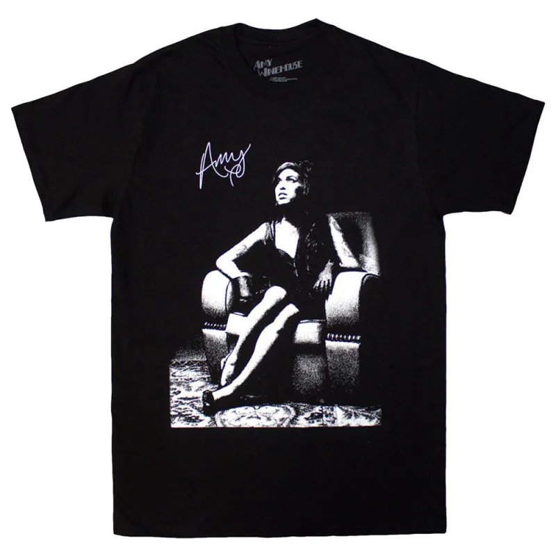 Amy Winehouse Chair T Shirt sold by Paradiso Clothing