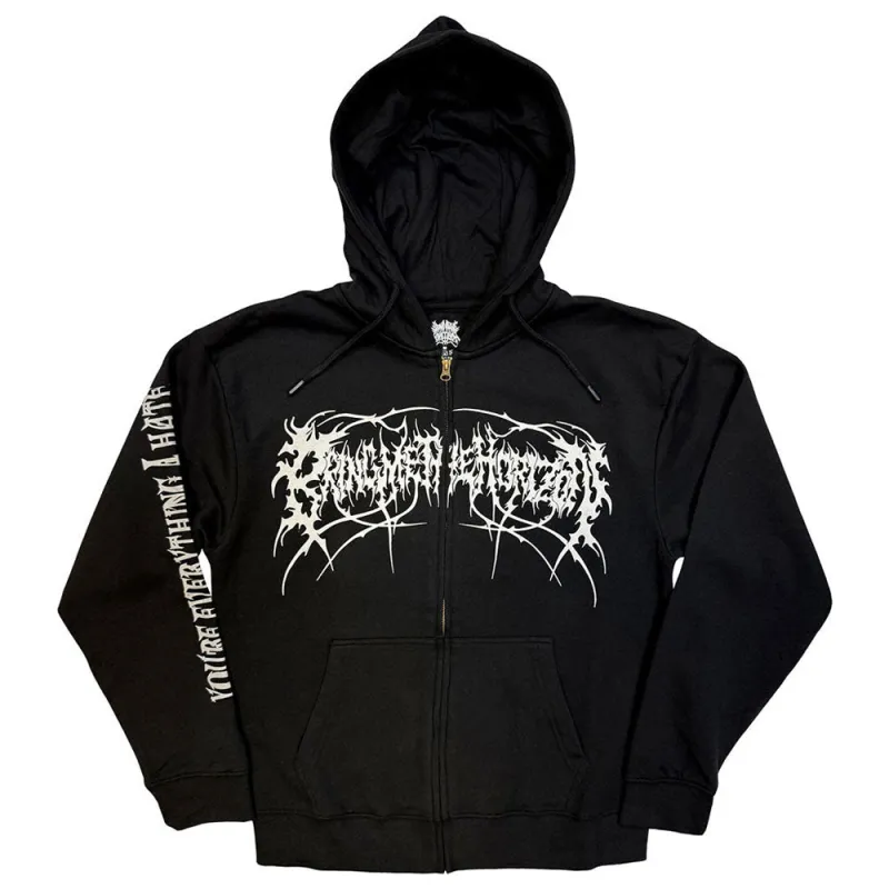 Bring Me The Horizon Metal Logo Genxsis Zipped Hoodie made by Paradiso Clothing