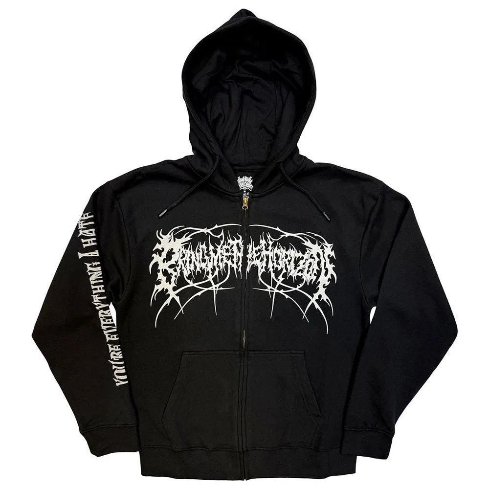 Bring Me The Horizon Metal Logo Genxsis Zipped Hoodie sold by Paradiso Clothing