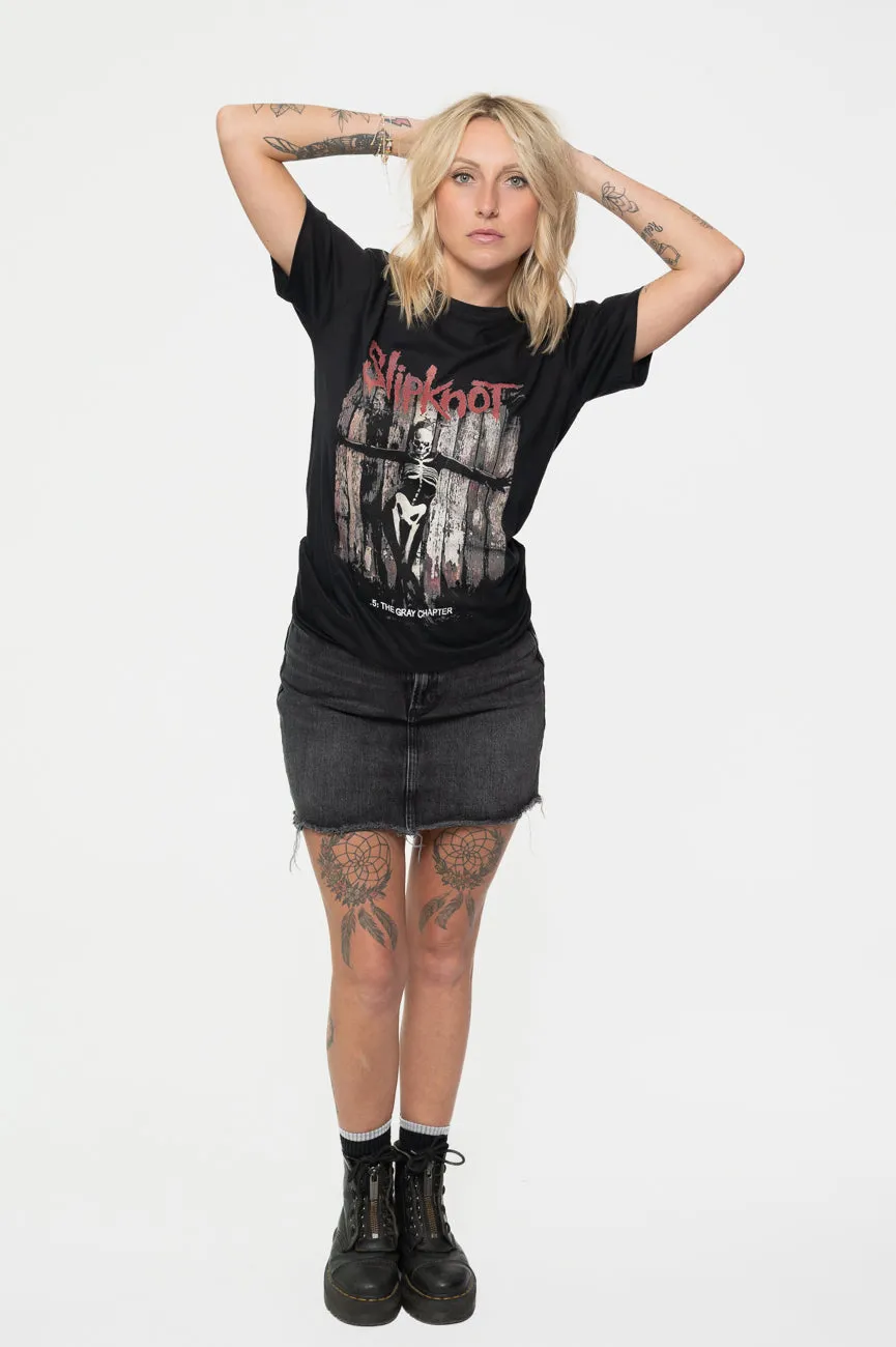 Slipknot The Gray Chapter Skinny Fit T Shirt sold by Paradiso Clothing product image thumbnail 2