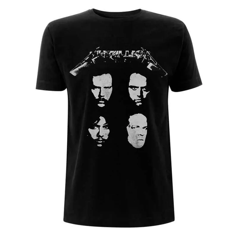 Metallica 4 Faces T Shirt made by Paradiso Clothing
