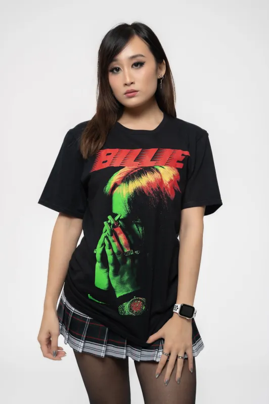 Billie Eilish Hands And Face T Shirt sold by Paradiso Clothing