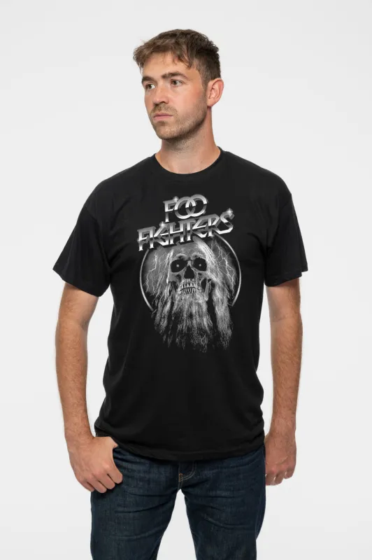 Foo Fighters Bearded Skull T Shirt sold by Paradiso Clothing