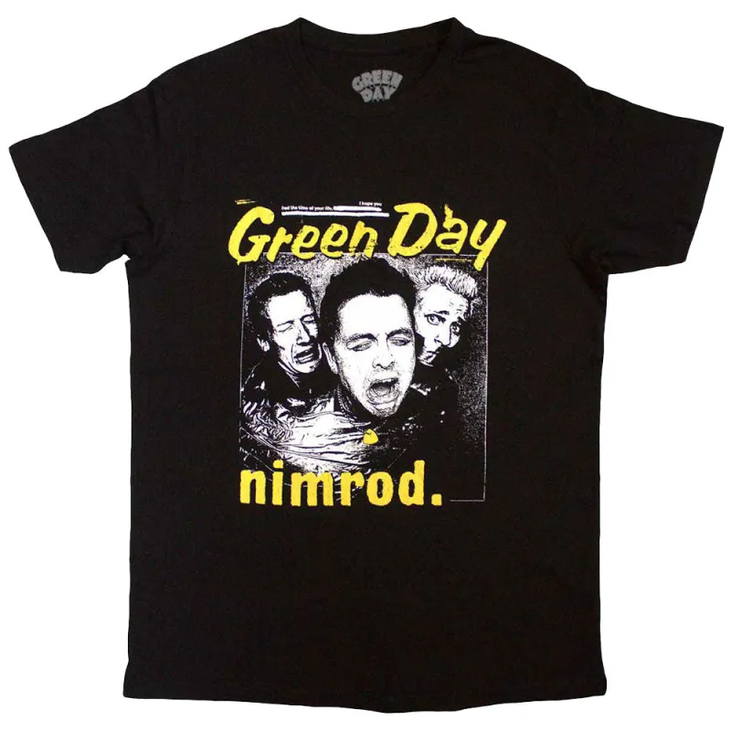 Green Day Yellow Pick Nimrod T Shirt sold by Paradiso Clothing