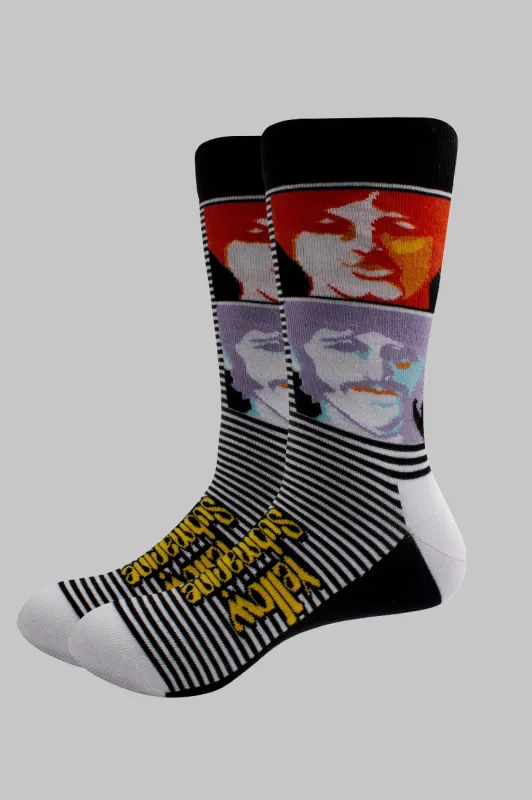 The Beatles Yellow Submarine Sea of Science Colour Socks made by The Beatles