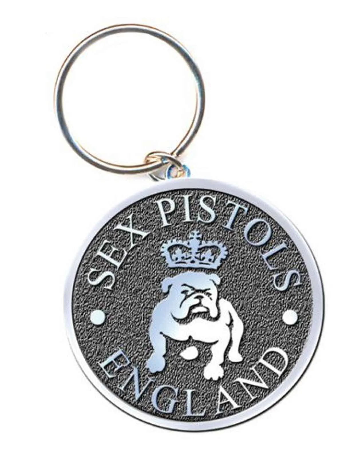 The Sex Pistols Keyring Bull Dog Keychain sold by Paradiso Clothing