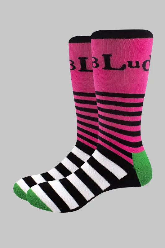 Yungblud Logo and Stripes Socks sold by Paradiso Clothing
