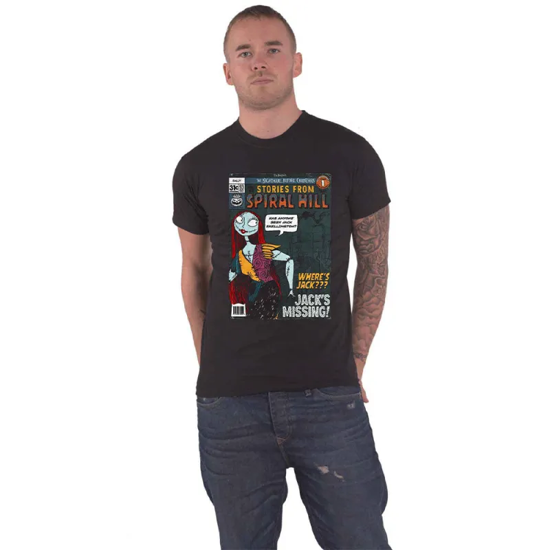 The Nightmare Before Christmas Spiral Hill Sally T Shirt sold by Paradiso Clothing