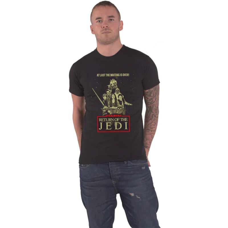 Star Wars Return Of The Jedi Waiting Is Over T Shirt made by Paradiso Clothing