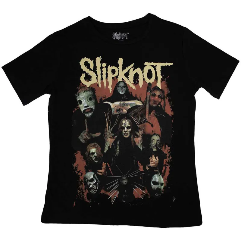 Slipknot Come Play Dying Back Print Skinny Fit T Shirt sold by Paradiso Clothing