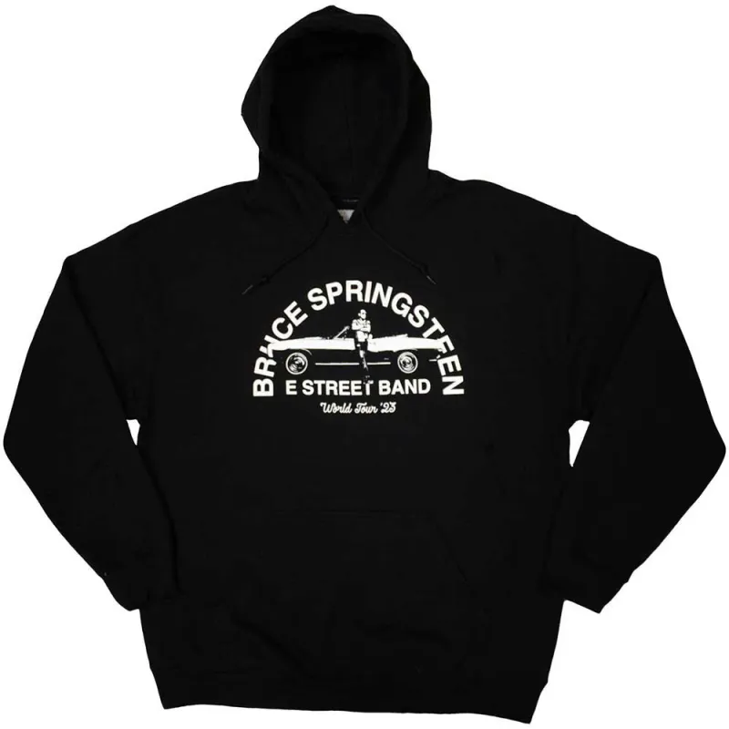 Bruce Springsteen Tour 2023 Leaning Car Pullover Hoodie sold by Paradiso Clothing
