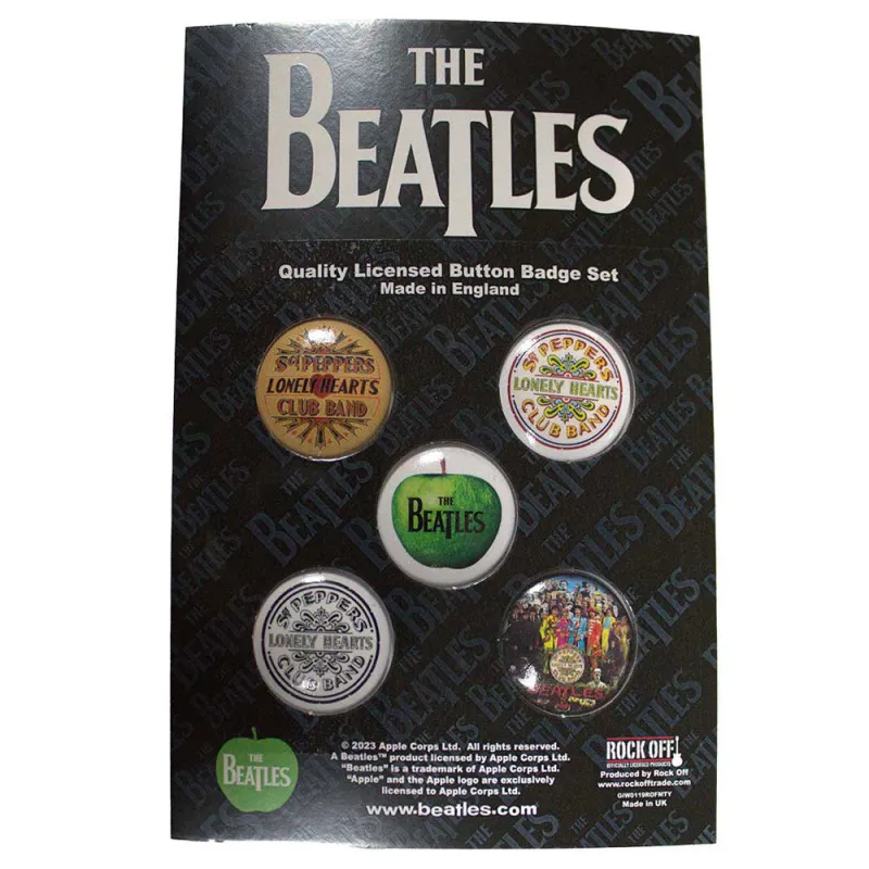 The Beatles Sgt Pepper Button Badge Pack made by The Beatles