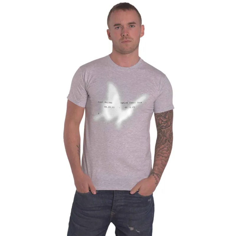 Post Malone Butterfly Logo T Shirt made by Paradiso Clothing