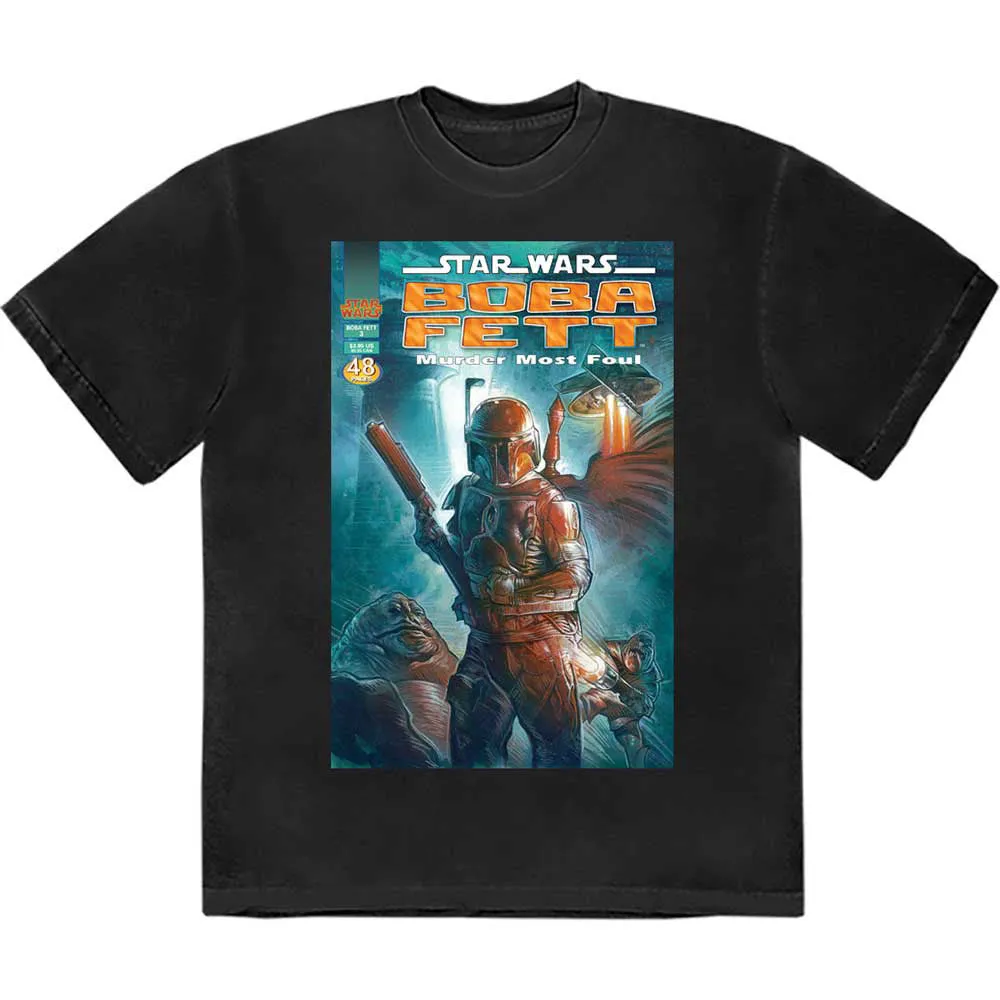 Star Wars Boba Fett Comic Cover T Shirt sold by Paradiso Clothing