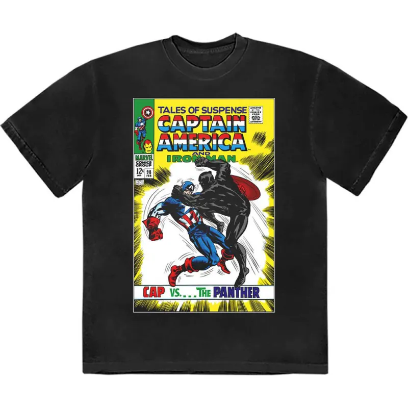 The Black Panther Comic Cover Marvel T Shirt sold by Paradiso Clothing