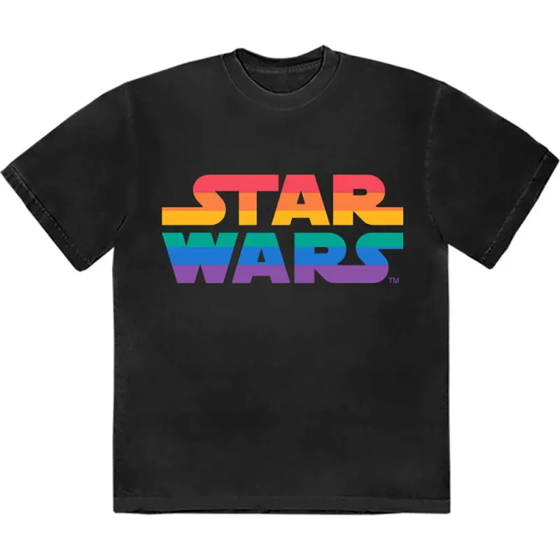 Star Wars Rainbow Logo T Shirt sold by Paradiso Clothing