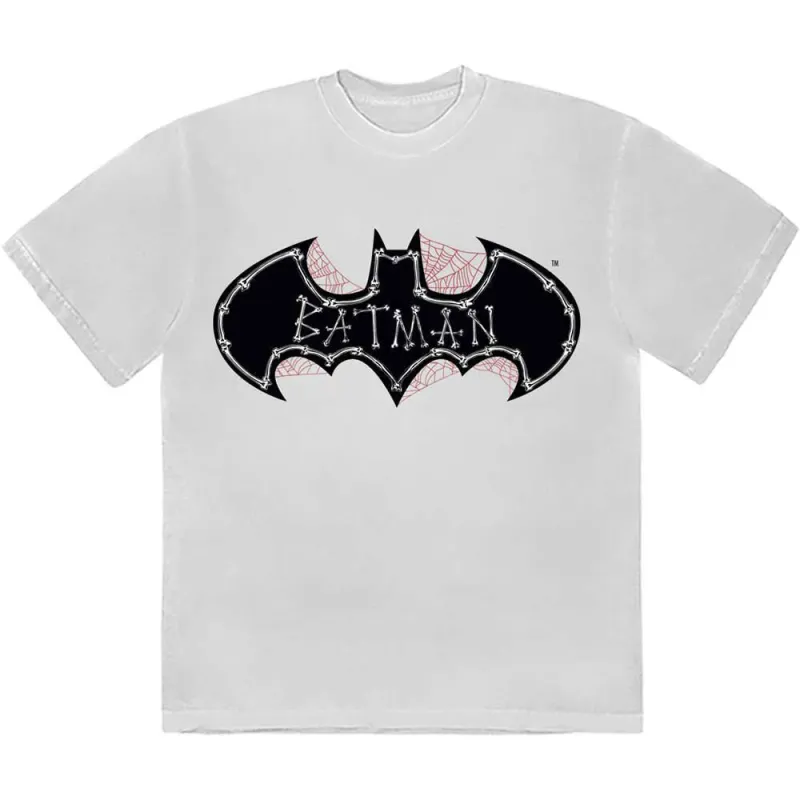 Batman Bat Skull And Cobwebs T Shirt sold by Paradiso Clothing