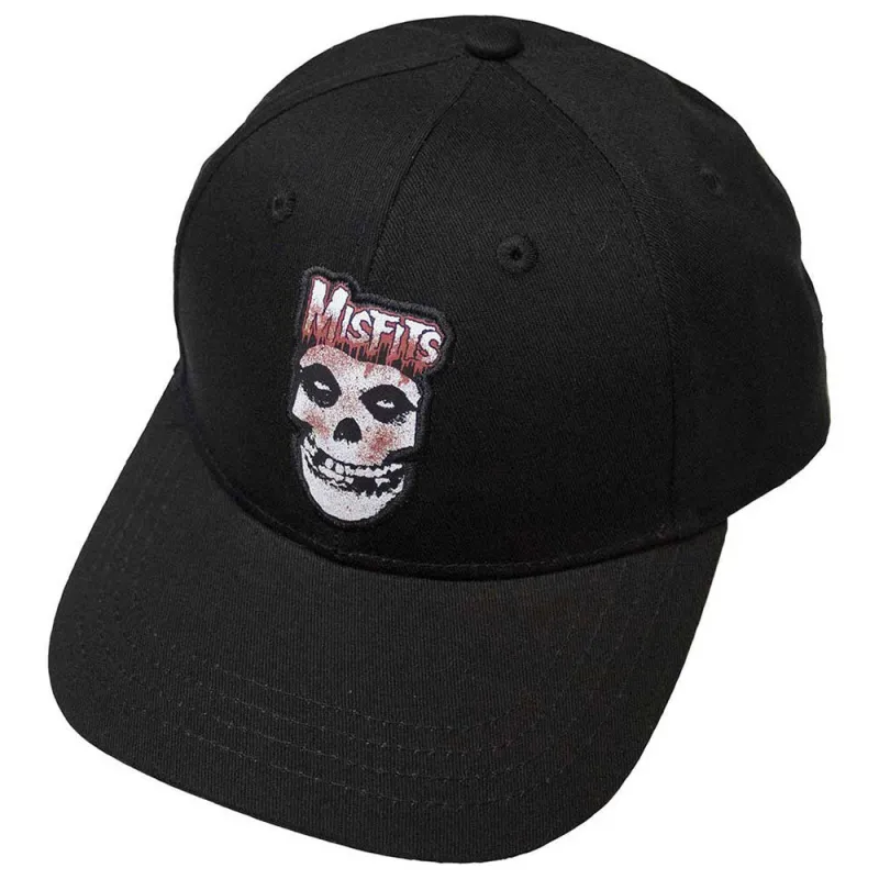 Misfits Blood Drip Skull Baseball Cap sold by Paradiso Clothing