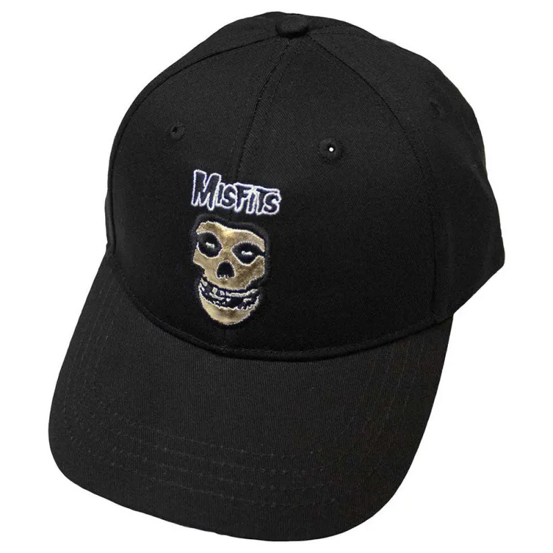 Misfits Band Logo And Gold Fiend Baseball Cap sold by Paradiso Clothing
