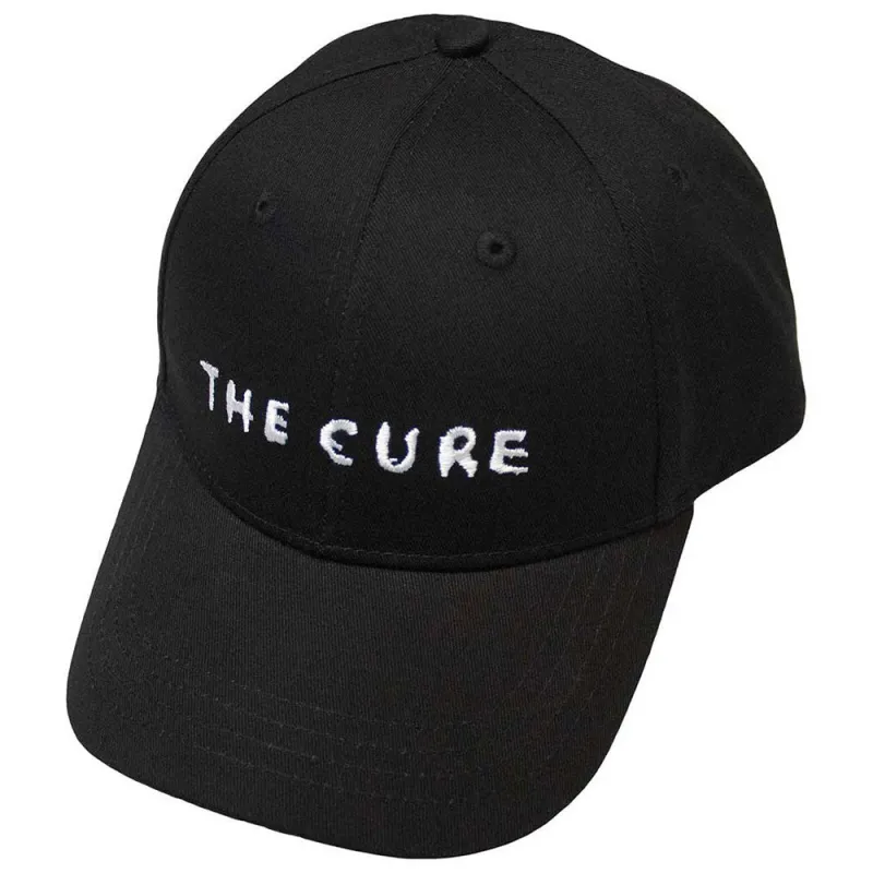 The Cure Text Logo Baseball Cap sold by Paradiso Clothing