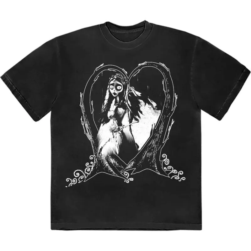 Corpse Bride Heart T Shirt sold by Paradiso Clothing