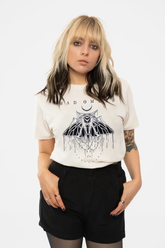 Bad Omens Band Logo Moth T Shirt made by Paradiso Clothing