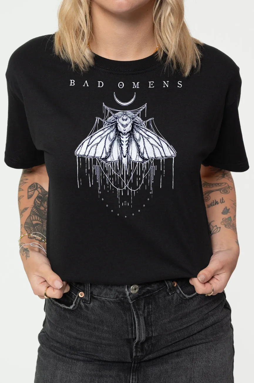 Bad Omens Band Logo Moth T Shirt sold by Paradiso Clothing product image thumbnail 3