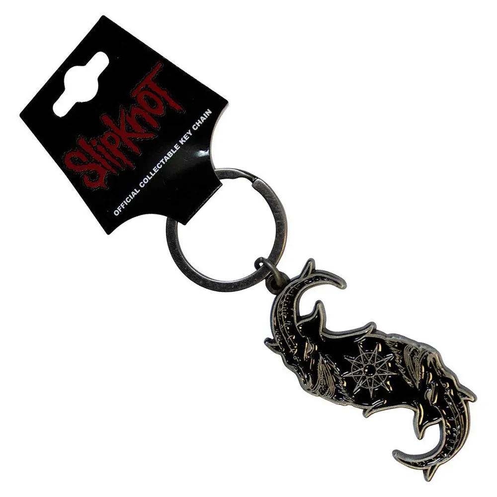 Slipknot Black Goat S Band Logo Keyring Keychain sold by Paradiso Clothing product image thumbnail 2