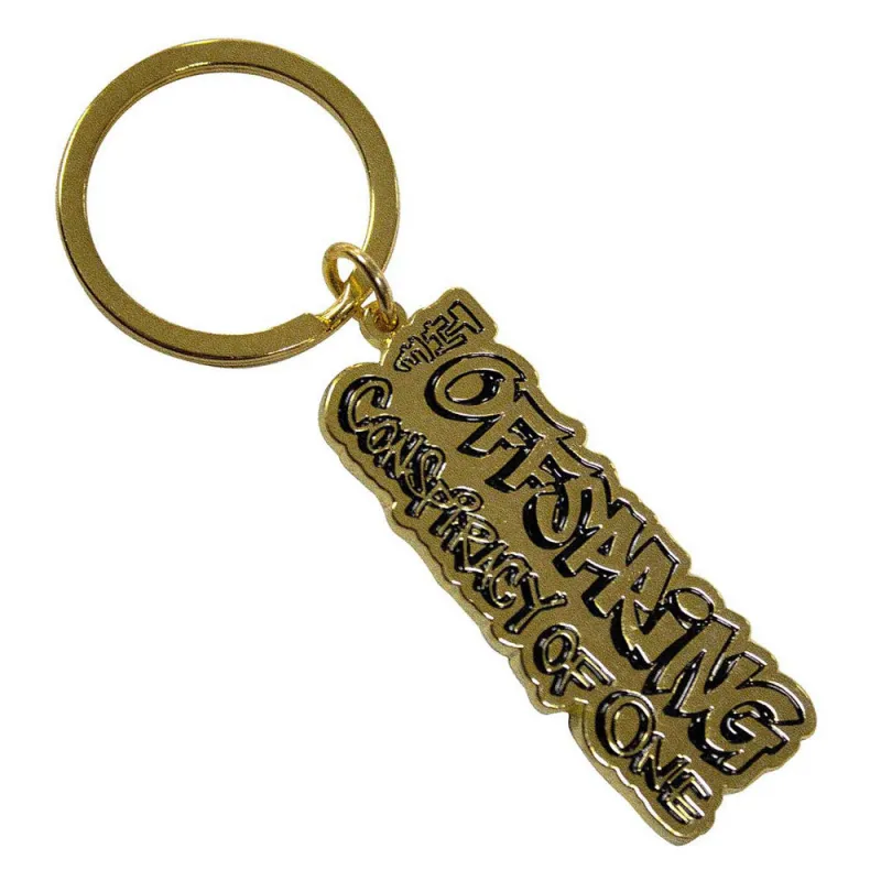 The Offspring Conspiracy Of One Band Logo Keyring Keychain sold by Paradiso Clothing