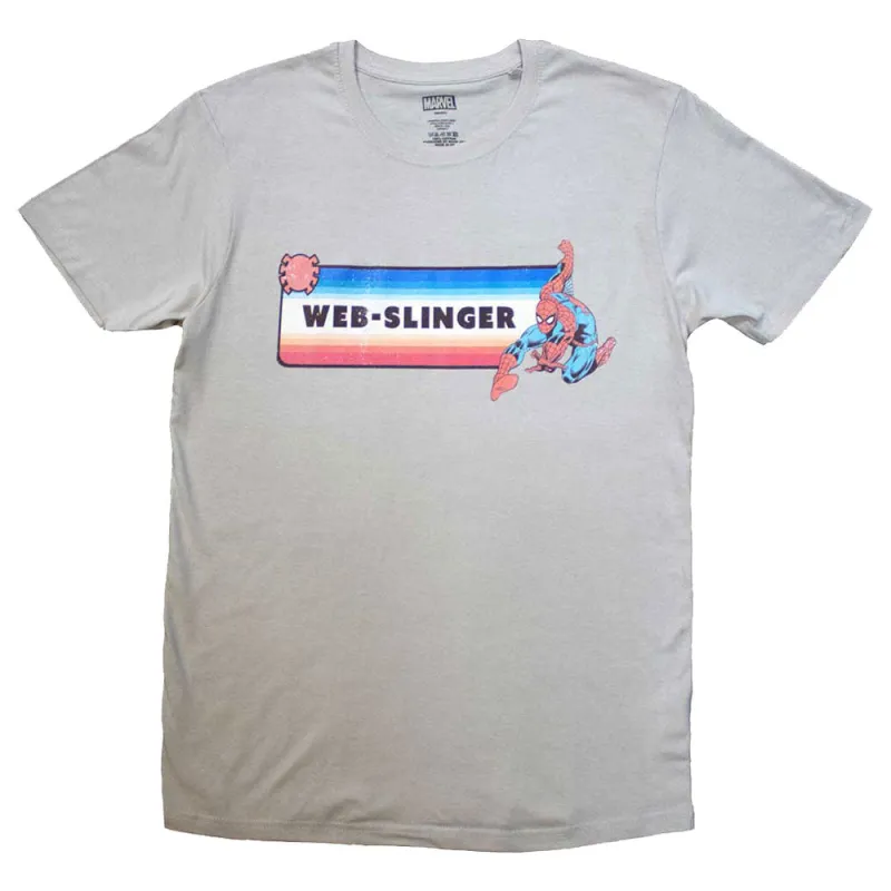 Spider Man Web Slinger Marvel T Shirt sold by Paradiso Clothing