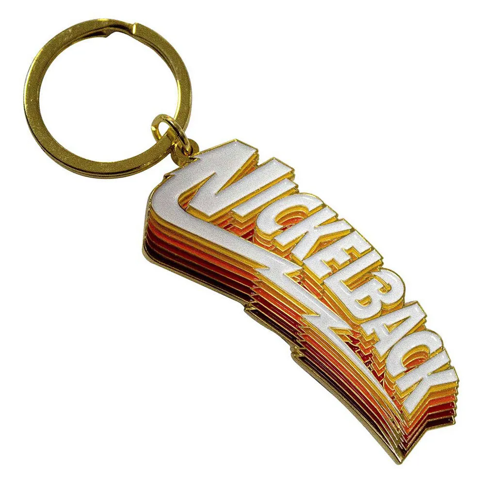 Nickelback Gradient Shadows Logo Keyring Keychain sold by Paradiso Clothing