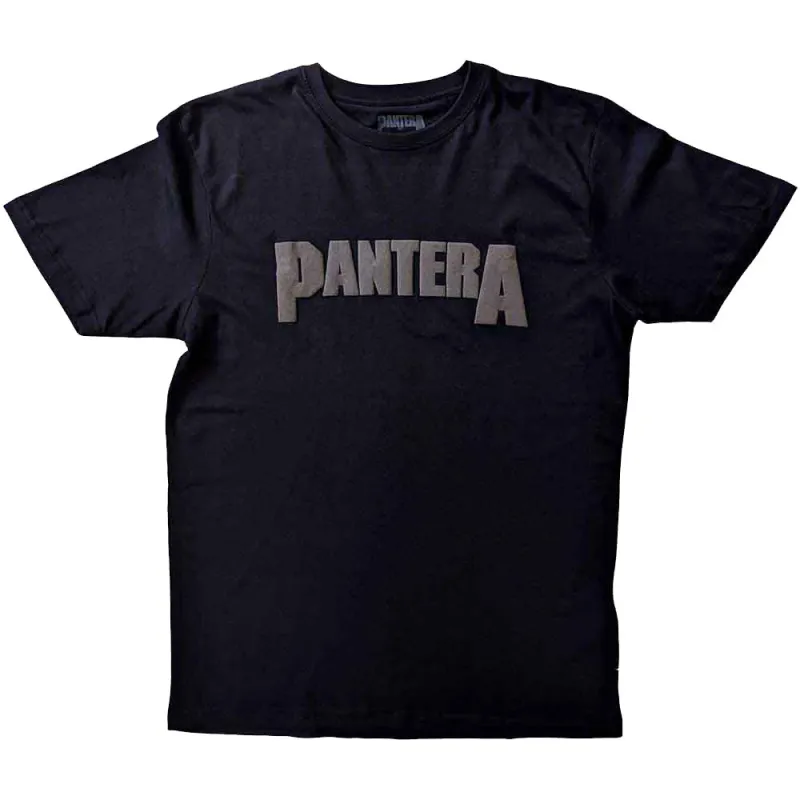 Pantera Hi-Build Leaf Skull Band Logo T Shirt sold by Paradiso Clothing