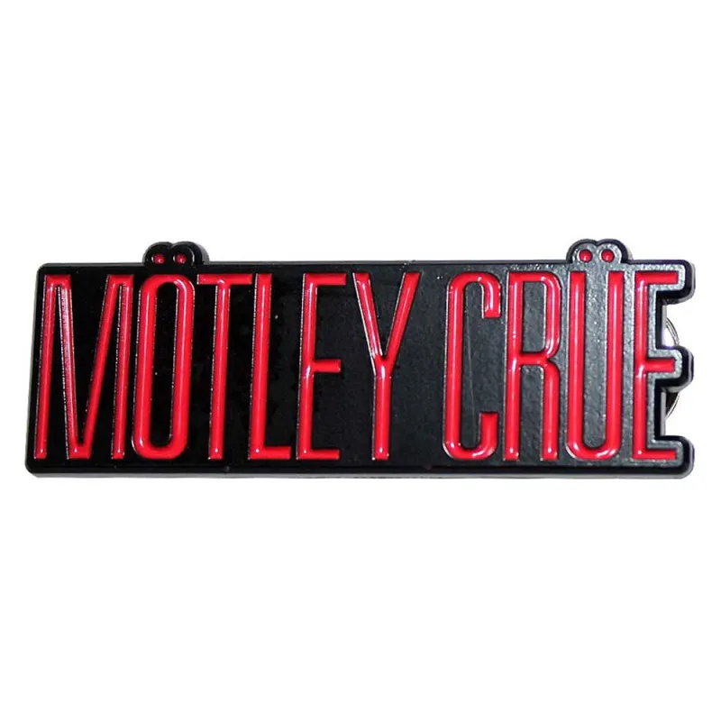 Motley Crue Band Logo Pin Badge sold by Paradiso Clothing