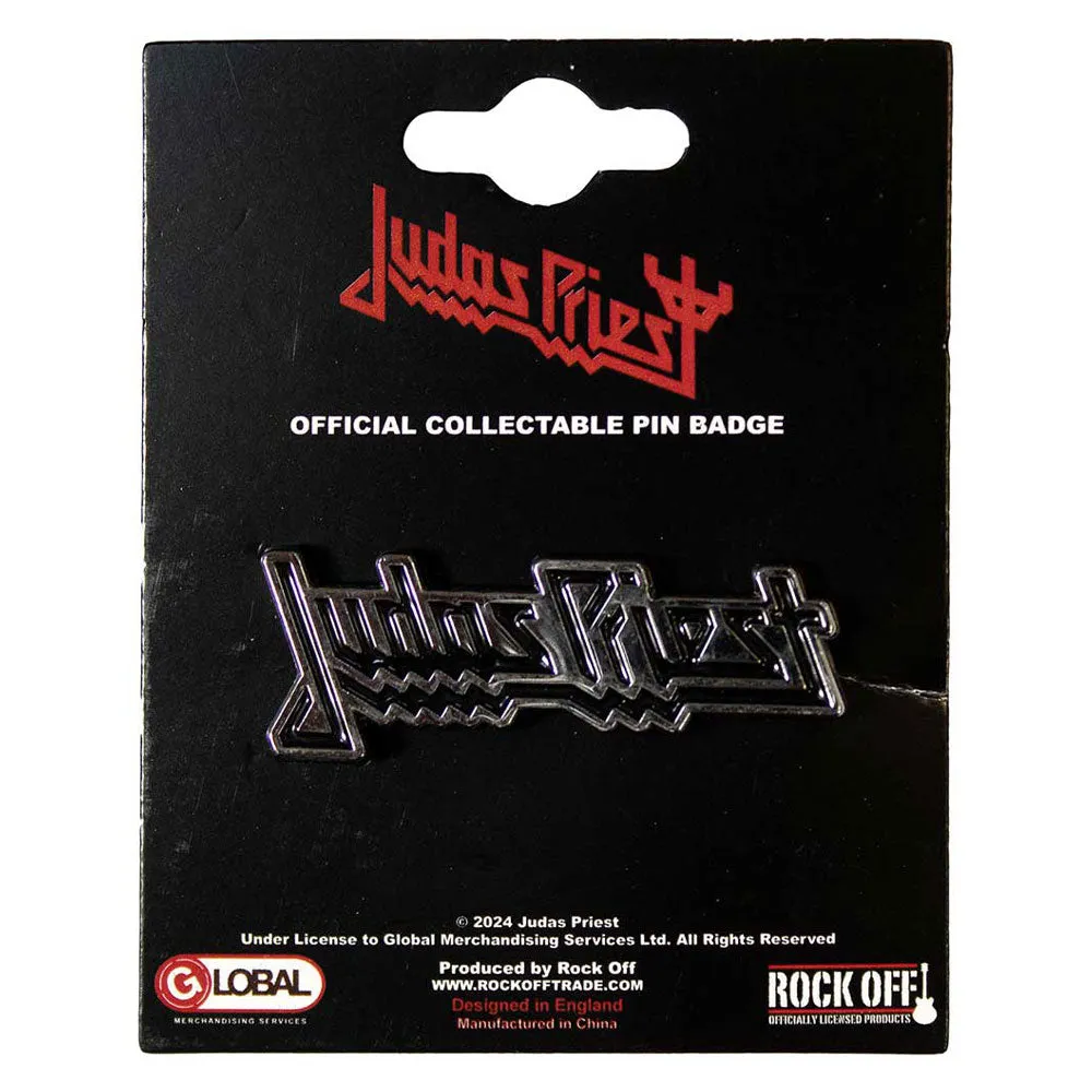 Judas Priest Band Logo Pin Badge sold by Paradiso Clothing product image thumbnail 2