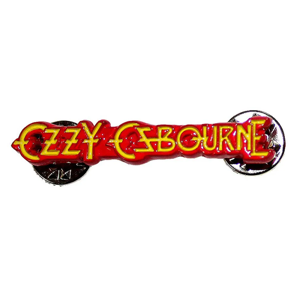 Ozzy Osbourne Logo Pin Badge sold by Paradiso Clothing