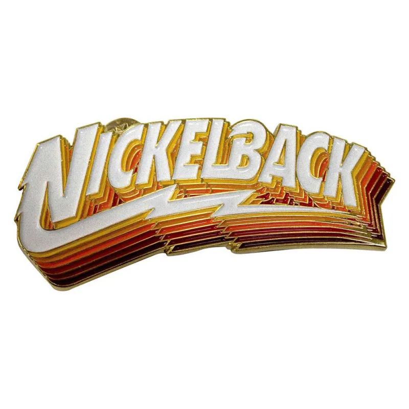 Nickelback Gradient Shadows Logo Pin Badge sold by Paradiso Clothing