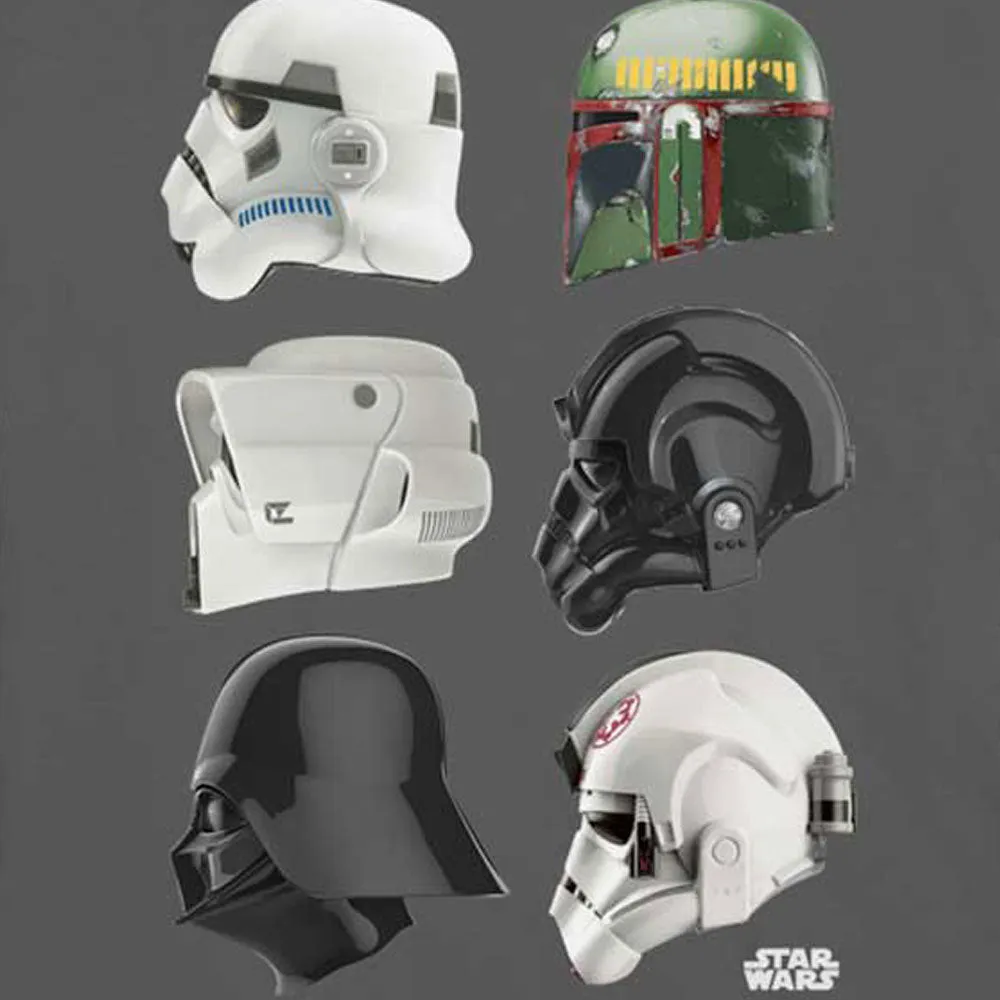 Star Wars Helmet Profiles T Shirt sold by Paradiso Clothing product image thumbnail 2