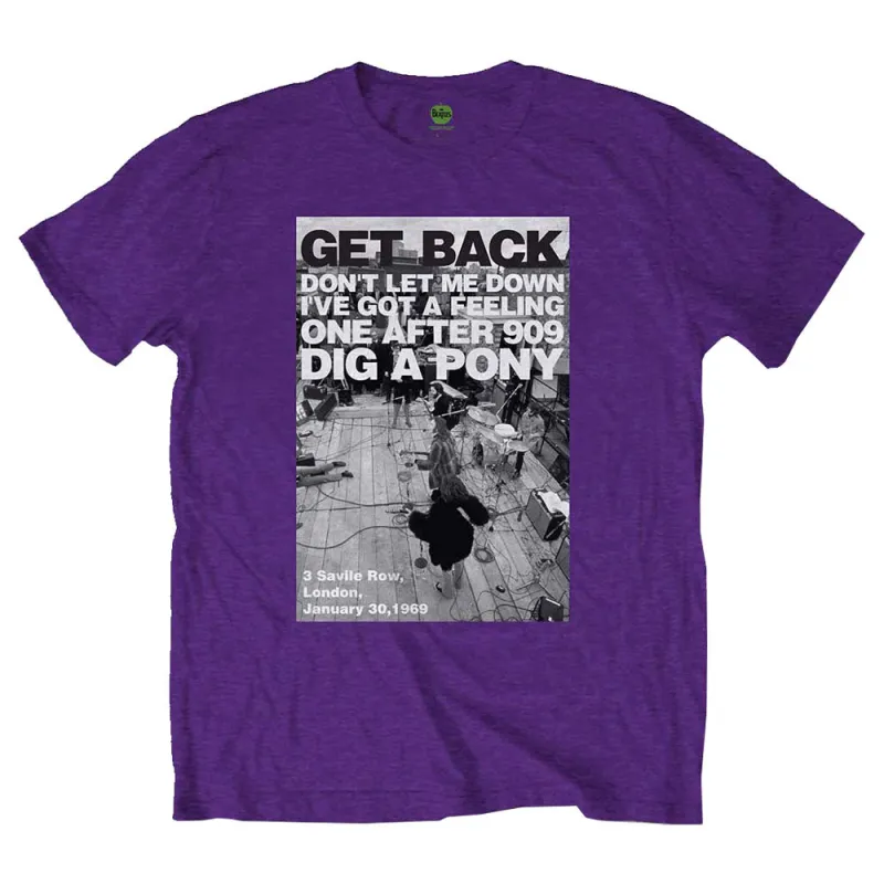 The Beatles Rooftop Shot T Shirt sold by Paradiso Clothing