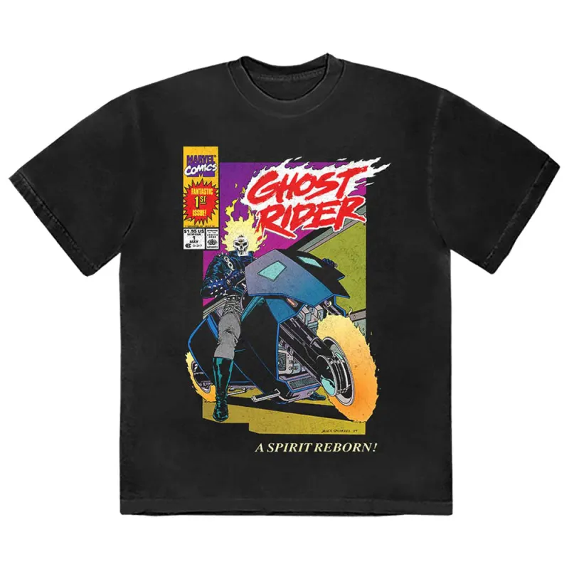 Ghost Rider Spirit Reborn Comic Cover Marvel T Shirt made by Marvel