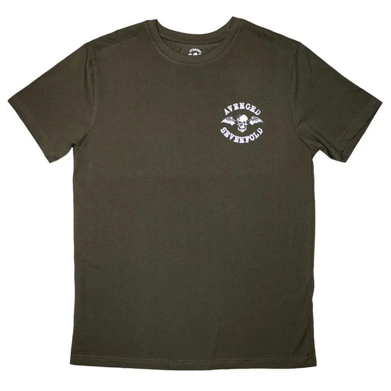 Avenged Sevenfold Mini Classic Deathbat T Shirt sold by Paradiso Clothing