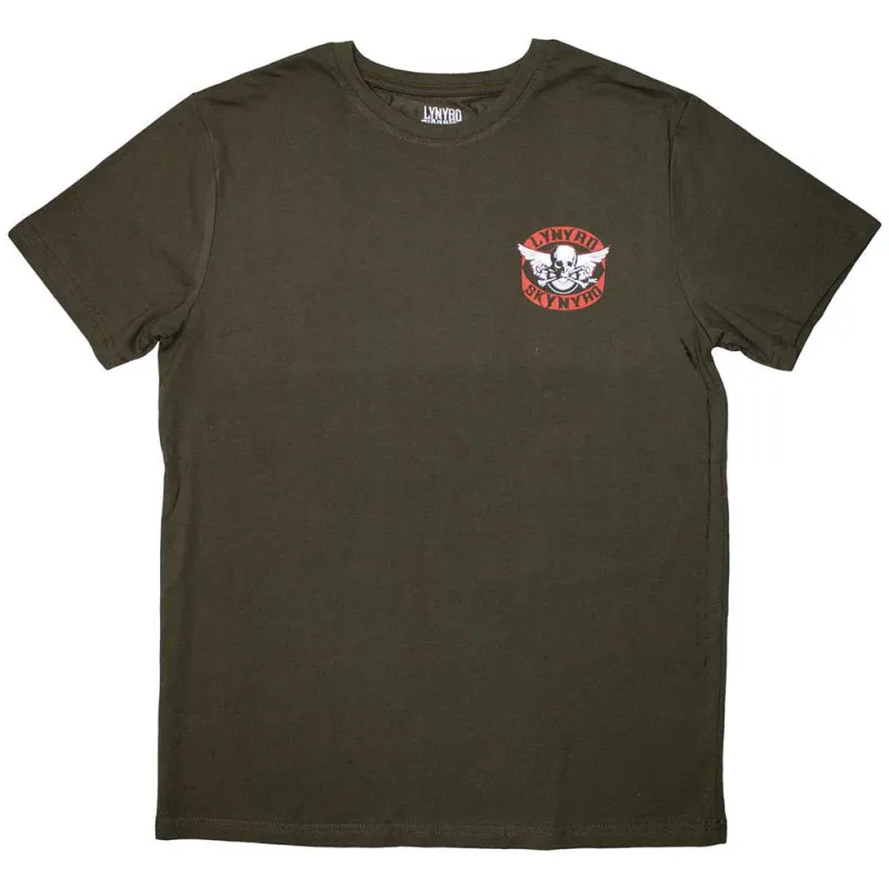 Lynyrd Skynyrd Mini Biker Patch Logo T Shirt sold by Paradiso Clothing