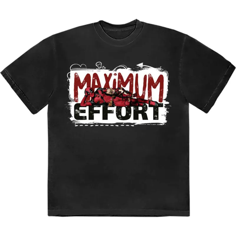 Deadpool Maximum Effort T Shirt sold by Paradiso Clothing