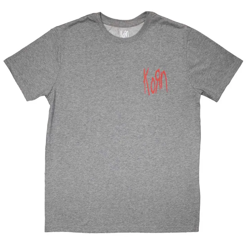 Korn Red Mini Band Logo T Shirt sold by Paradiso Clothing