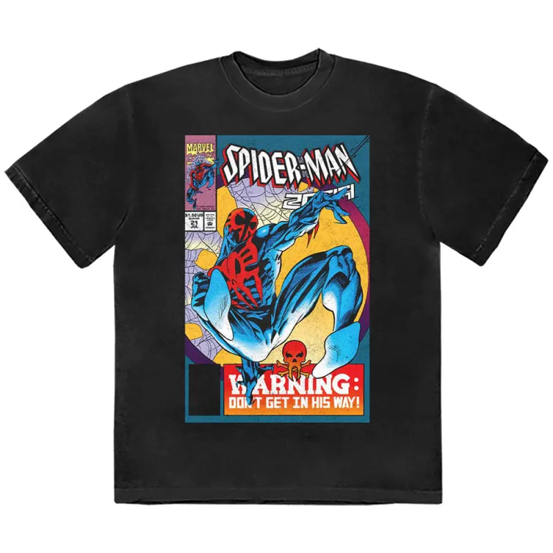 Spider Man Warning Comic Cover Marvel T Shirt sold by Paradiso Clothing